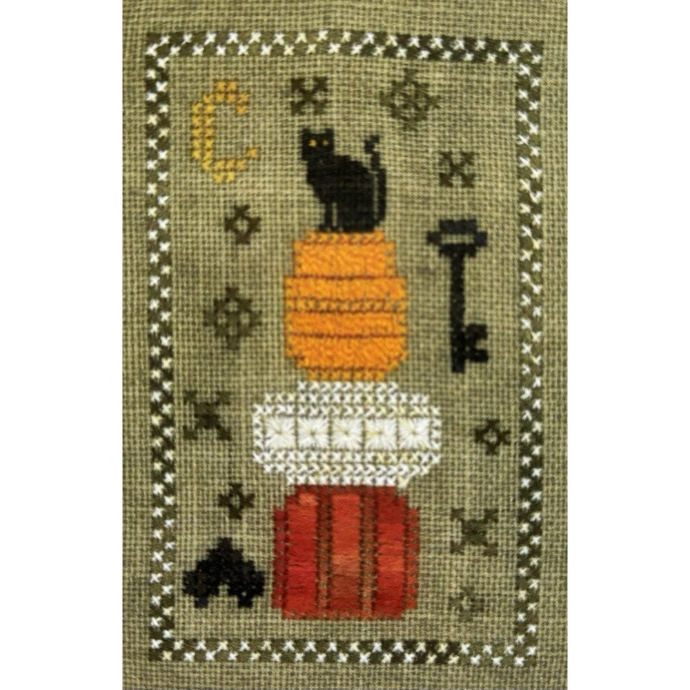 Chessie & Me Halloween Mini Cross Stitch Pattern